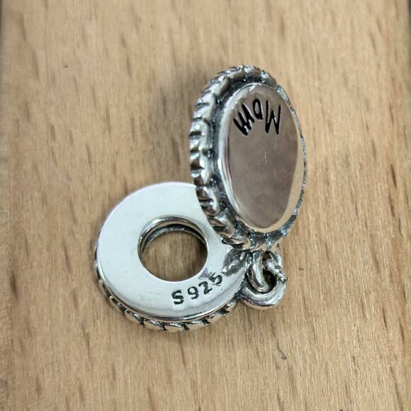 Pandora Mom Stick Figure Dangle Charm Pendant, S925 Silver Bracelets - Picture 4 of 4